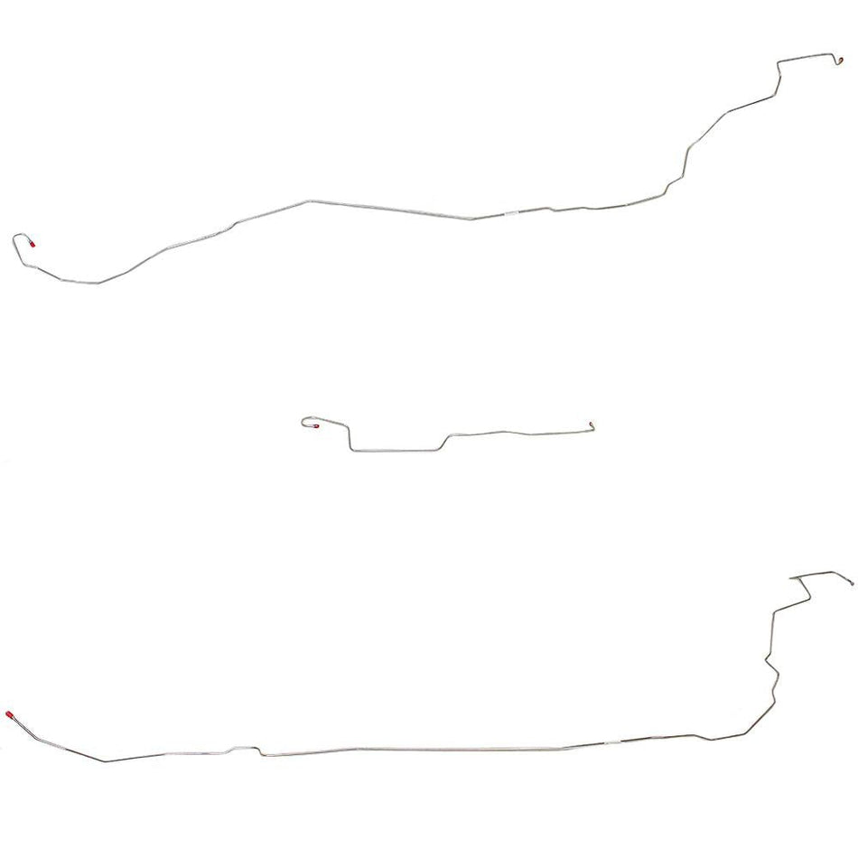 XIN0401SS - 05-10 Cobalt/G5 non-ABS; Intermediate Brake Line; Stainless - SSTubes