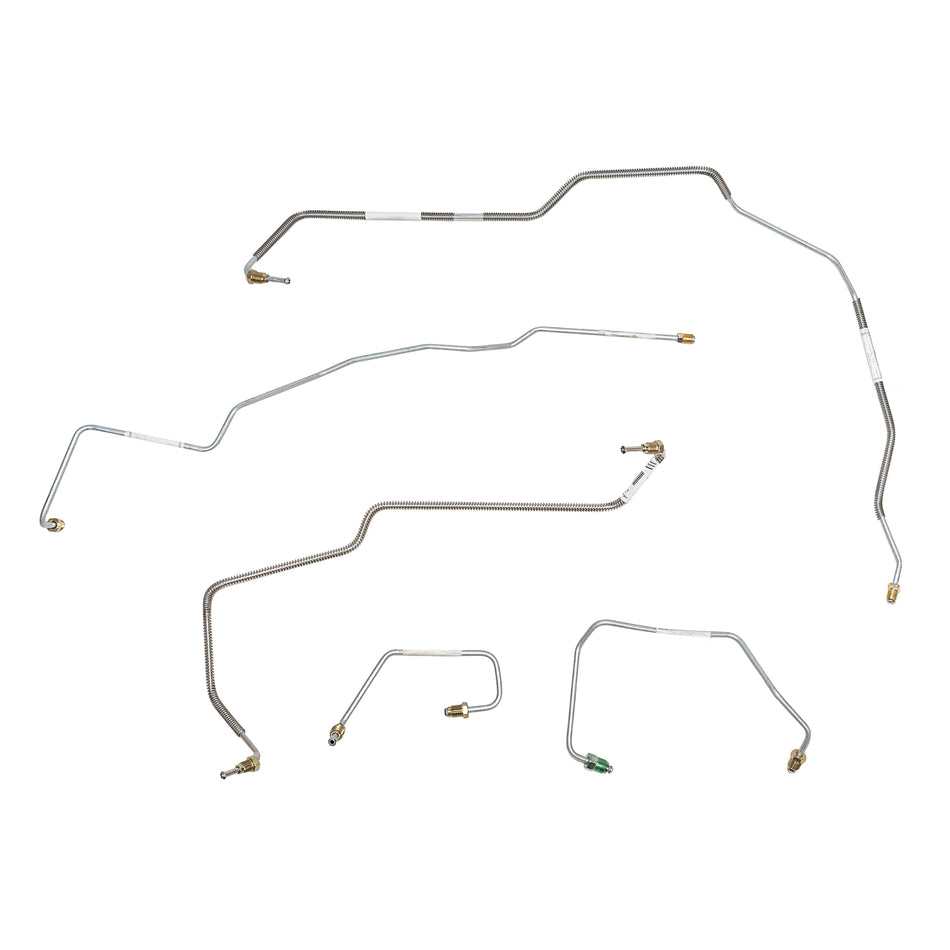 00-02 Cavalier/Sunfire w/ Traction Control, Separate ABS Module; Front Brake Line Kit; Stainless - SSTubes