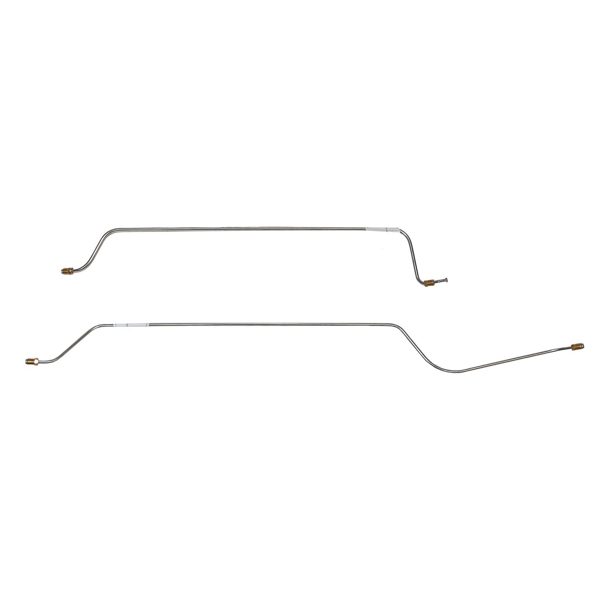 62-65 Chevy II/Nova, All 6cyl. 2pc Rear Axle Line Set; Stainless - SSTubes