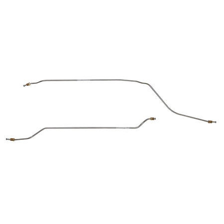 66-67 Chevy II/Nova; 2pc Rear Axle Brake Line Set; Steel - SSTubes