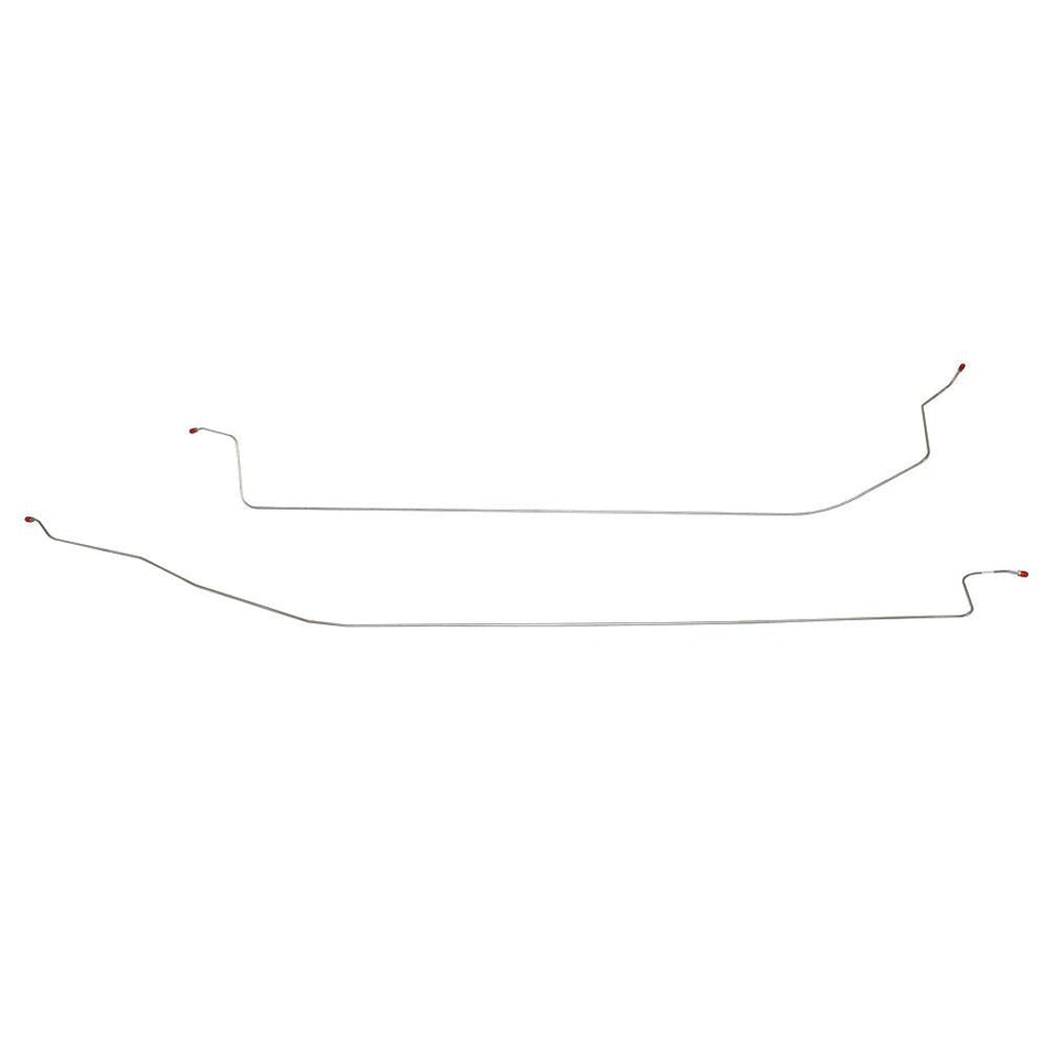 YIN9703SS- 93-97 Chrysler Concord, No-Anti Lock Brakes, Front Disc/Drum, Complete Intermediate Brake Line Kit; Stainless - SSTubes