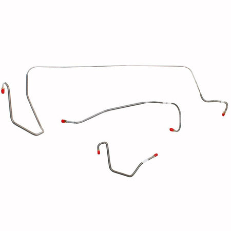 YKT6501SS- 64-65 Mopar A-Body, w/ Standard Brakes; Front Brake Lines; Stainless - SSTubes