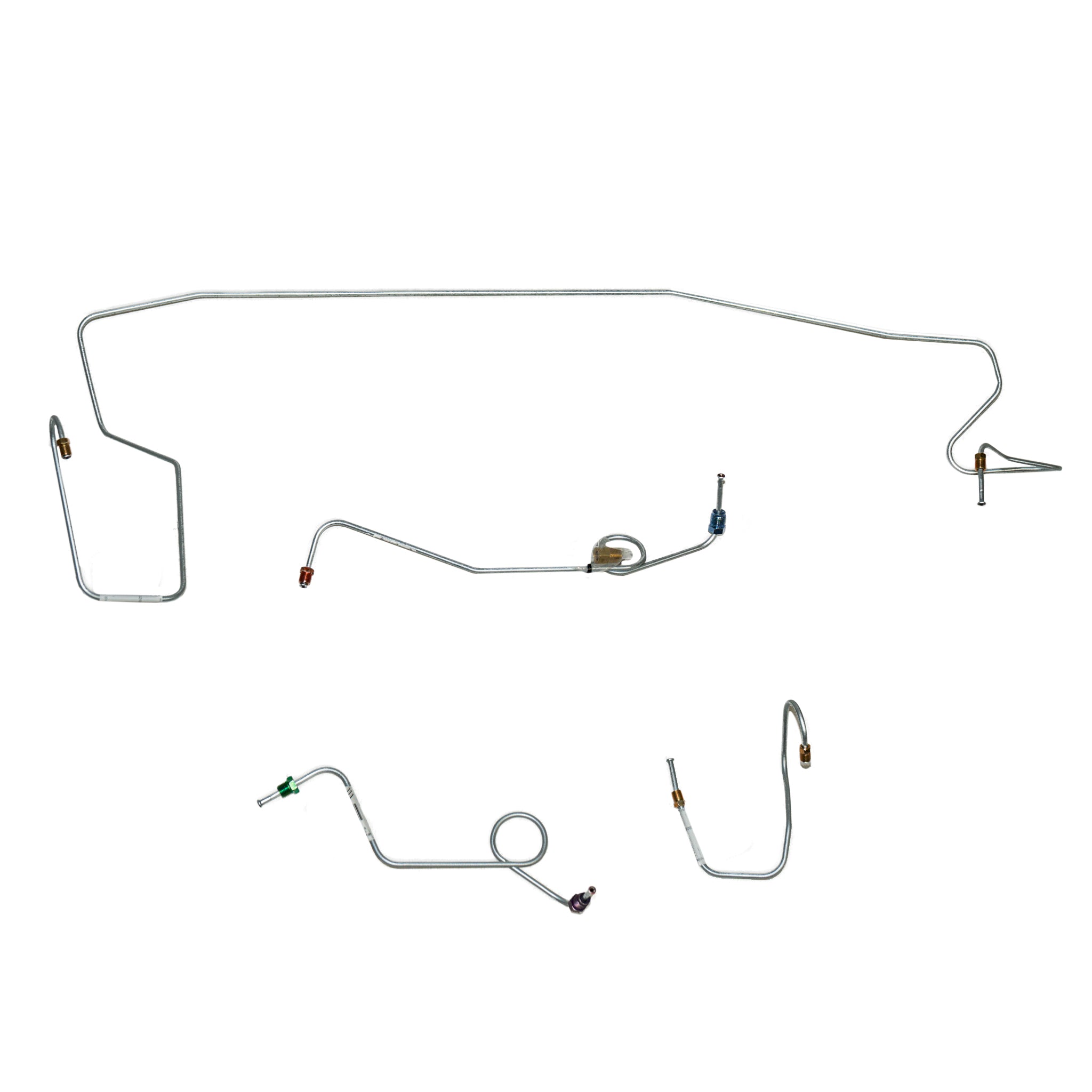YKT6701- 67 Mopar A-Body Standard Disc/Drum Brakes, 4 Line Front Kit - SSTubes