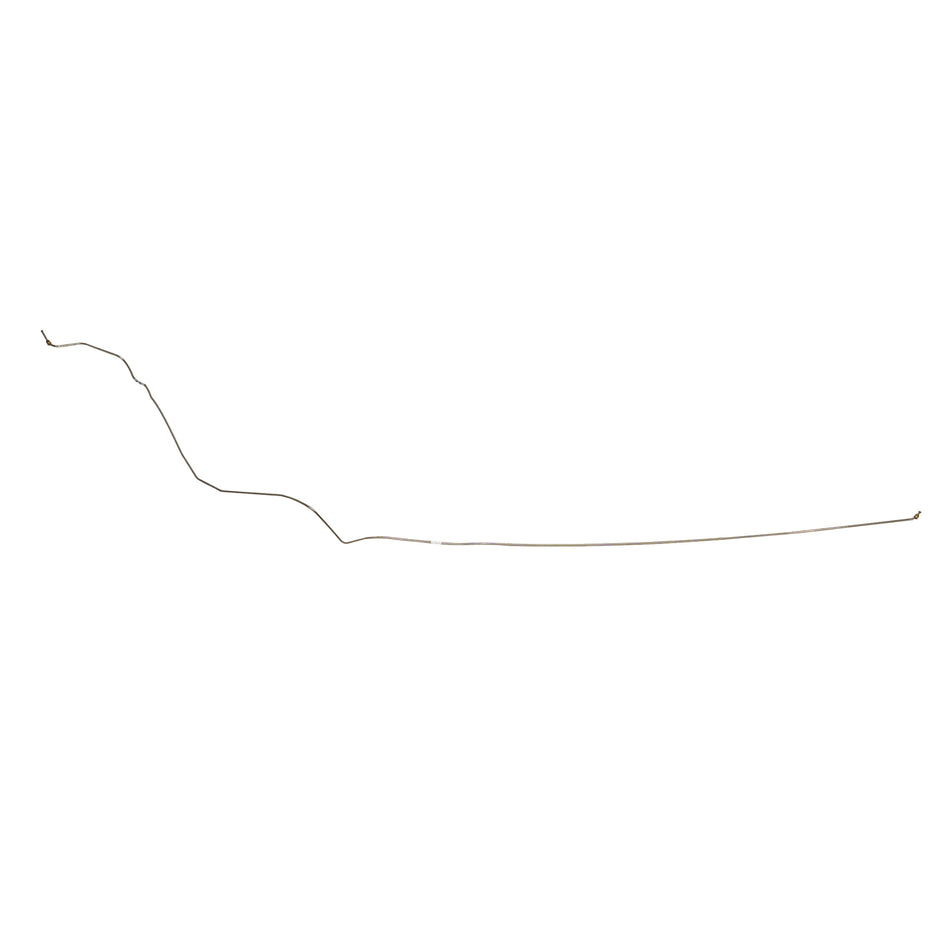 64-66 Ford Mustang, Drum Brakes, Factory Single Exhaust, Intermediate Brake Line; Stainless