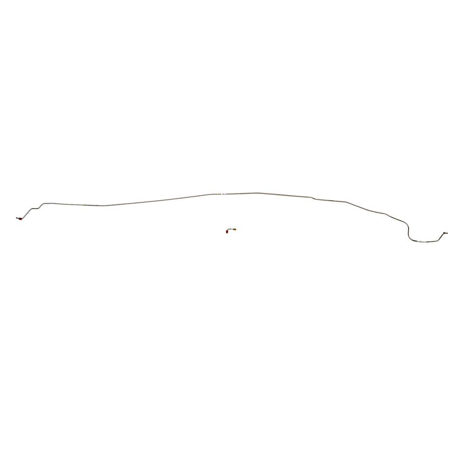 67 Ford Mustang, Front Disc Brakes, Built Before 2/1/67, Intermediate Brake Lines, Routes Over Column, 2pc; Steel