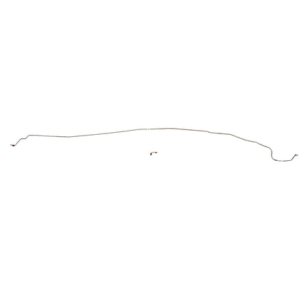 ZIN6702SS- 67 Ford Mustang, Front Disc Brakes, Built Before 2/1/67, Intermediate Brake Lines, Routes Over Column, 2pc; Stainless - SSTubes