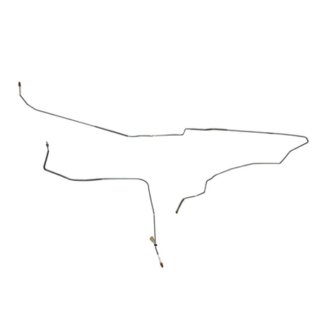 ZIN8301OM- 85-86 Ford Mustang V8 Intermediate Brake Line; w/ Sub-Frame Connectors; Steel - SSTubes