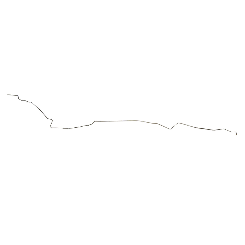 83-86 Ford Mustang V8 Intermediate Brake Line; w/o Sub-Frame Connectors; Steel