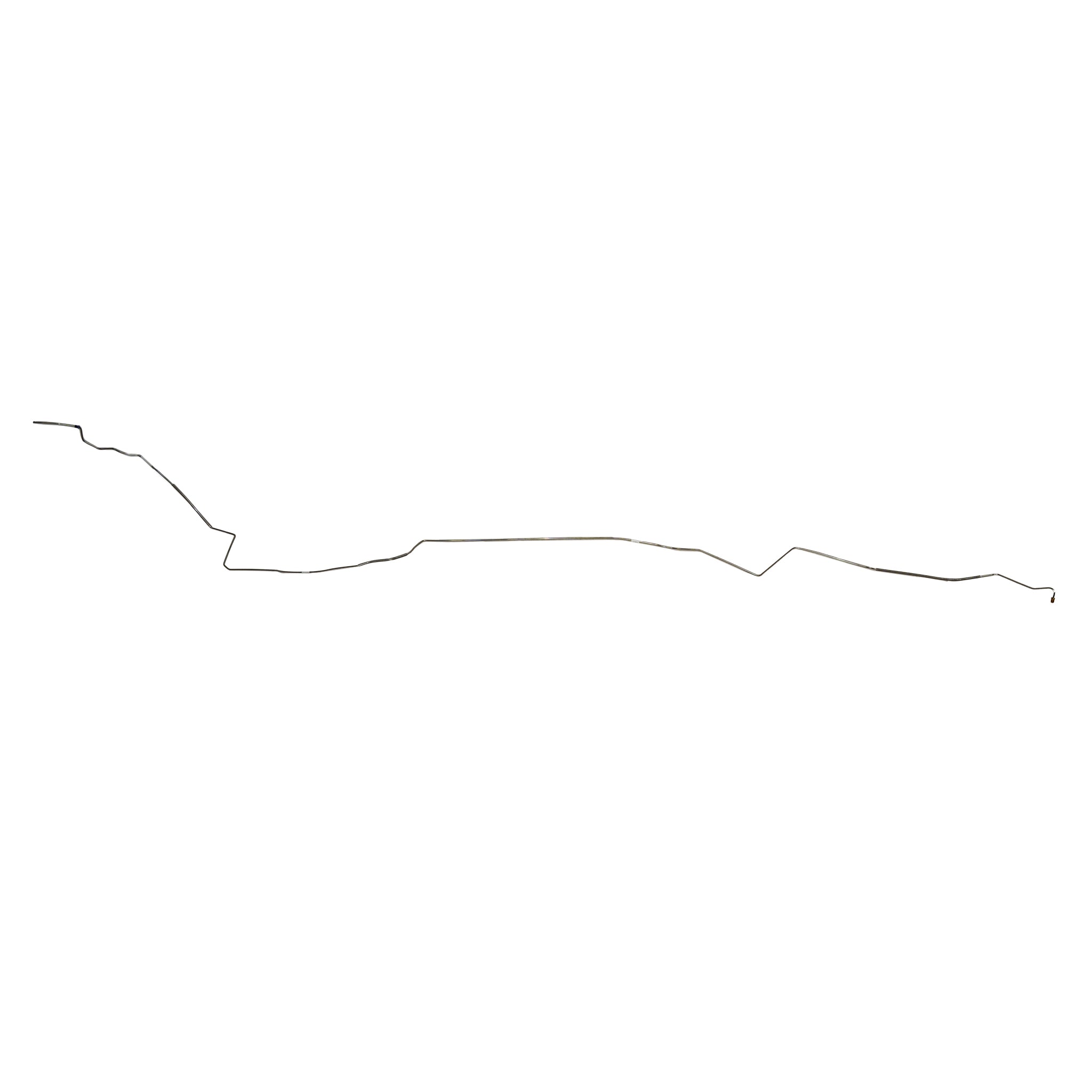 ZIN8302SS- 83-86 Ford Mustang V8 Intermediate Brake Line; w/o Sub-Frame Connectors; Stainless - SSTubes