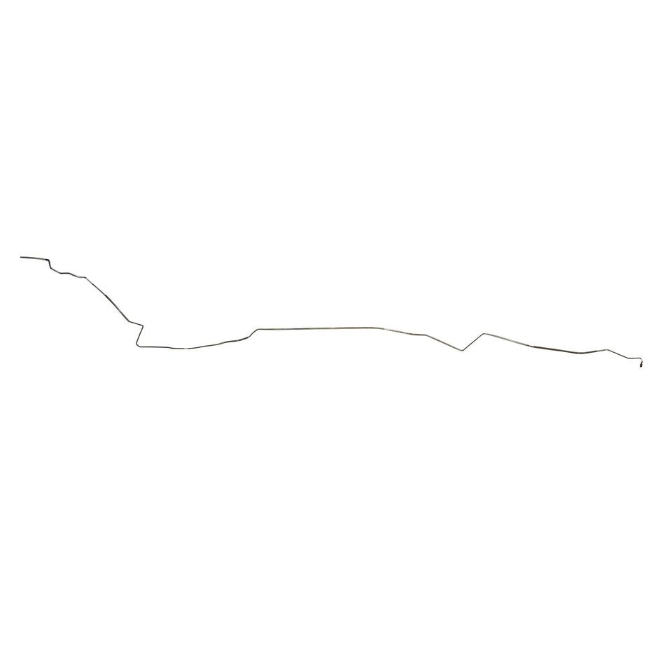 ZIN8302SS- 83-86 Ford Mustang V8 Intermediate Brake Line; w/o Sub-Frame Connectors; Stainless - SSTubes