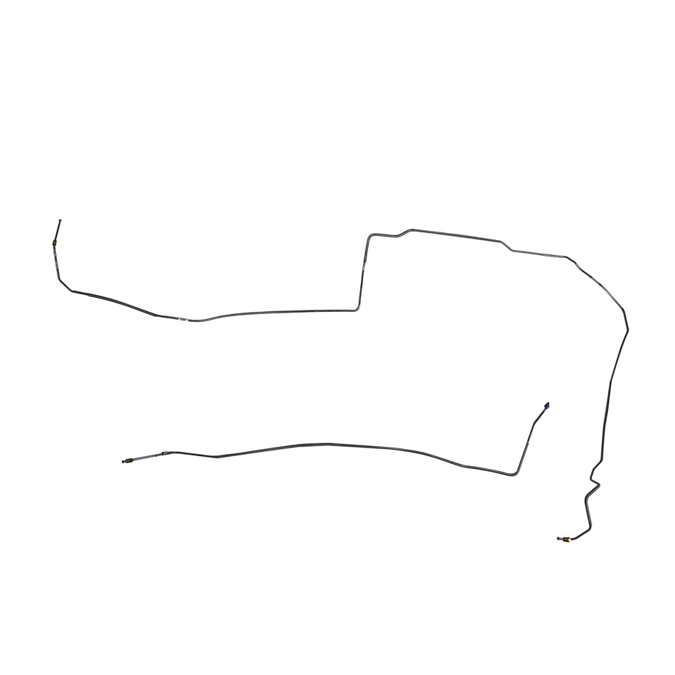 87-93 Ford Mustang Intermediate Brake Line; w/ Sub-Frame Connectors; Steel - SSTubes