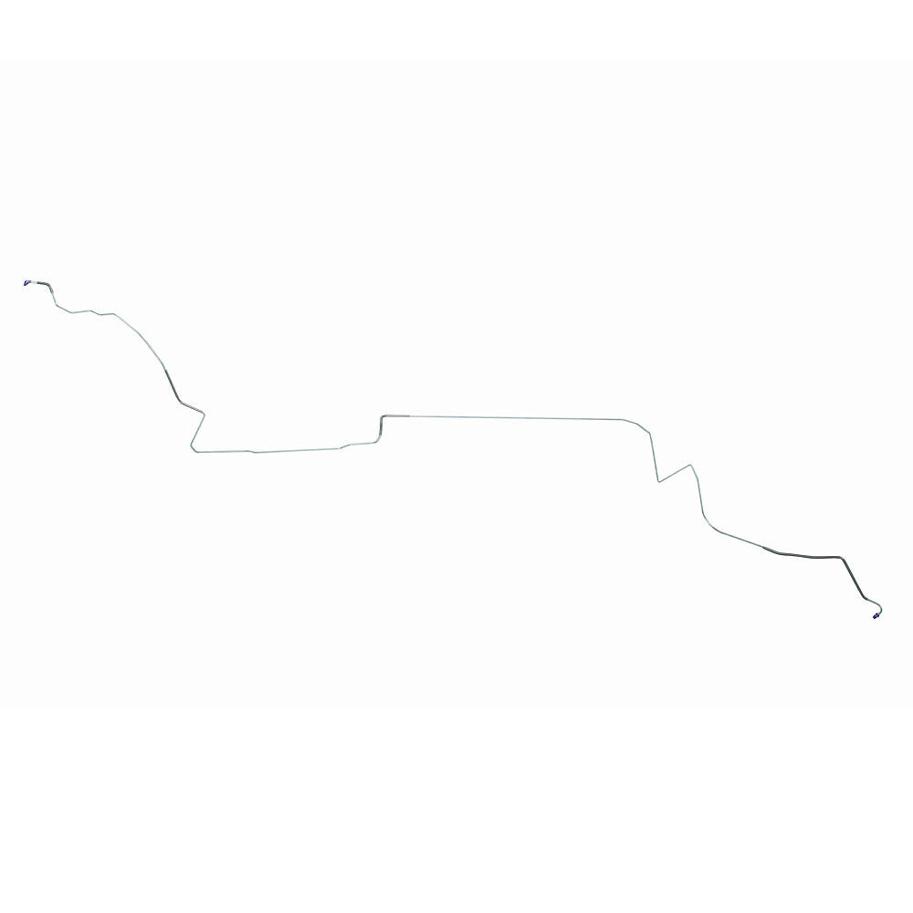 87-93 Ford Mustang Intermediate Brake Line; w/o Sub-Frame Connectors; Stainless - SSTubes