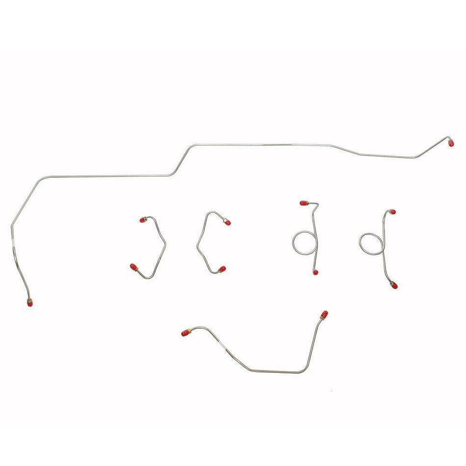 ZKT6411SS- 64-66 Ford Mustang, Standard Disc Conversion; Stainless - SSTubes