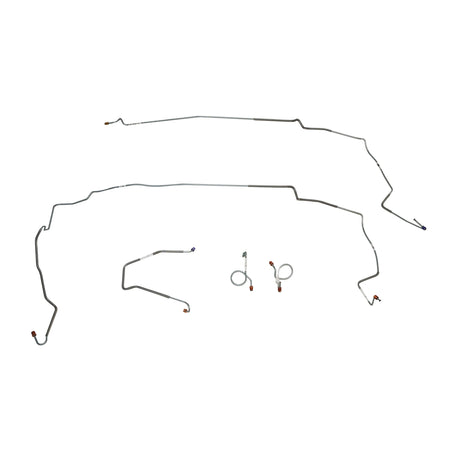 ZKT8401OM- 84-86 Ford Mustang SVO, Front Brake Line Kit; Steel - SSTubes