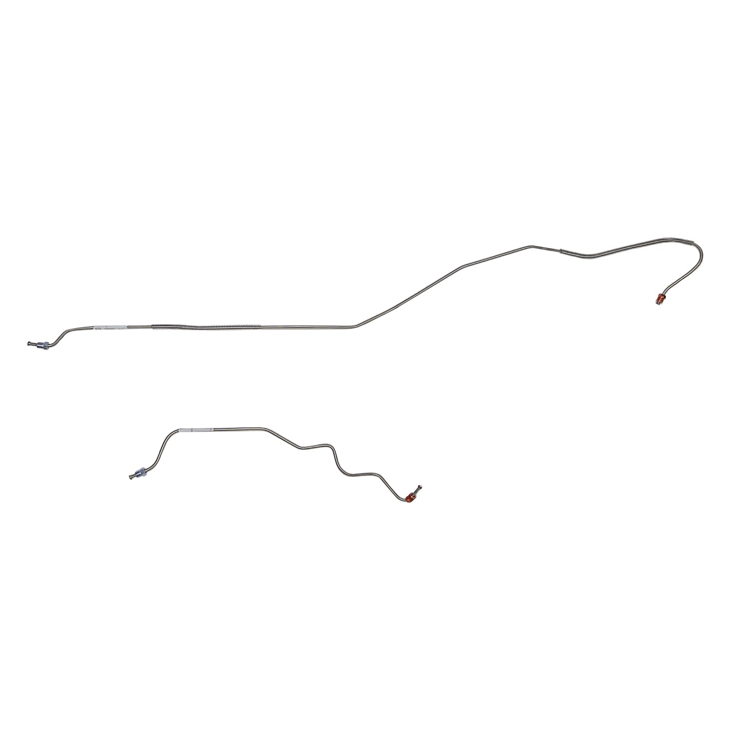 ZRA7003OM- 70 Ford Mustang, 9" Rear Axle; 2pc Rear Axle Brake Line Set; Steel - SSTubes