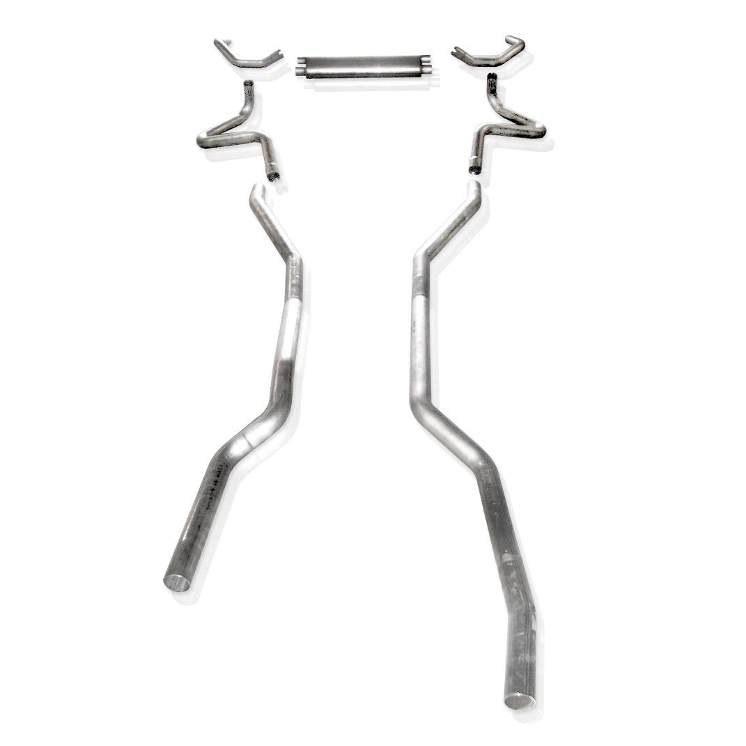Stainless Works BBC Catback Transverse Muffler Fits Factory Manifolds - SSTubes