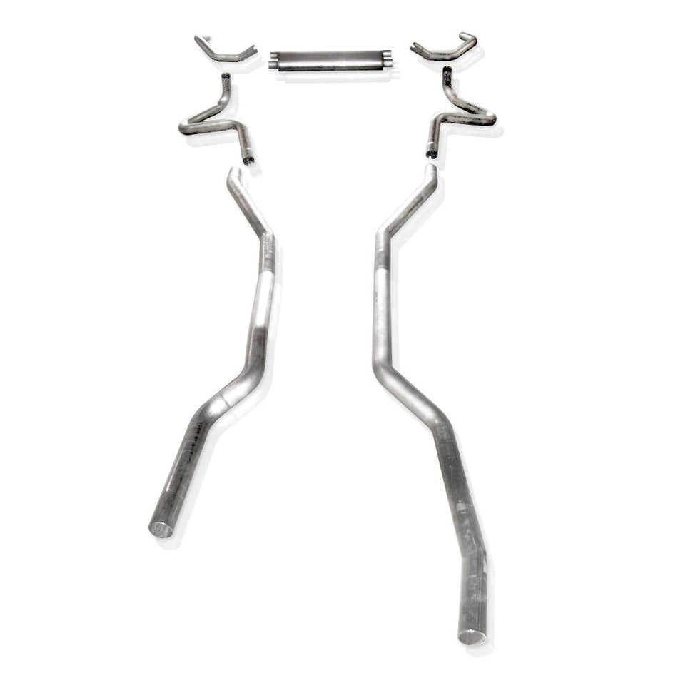 Stainless Works BBC Catback Transverse Muffler Fits Factory Manifolds - SSTubes