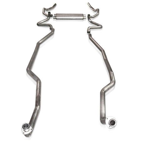 Stainless Works SBC Catback Chambered Rounds Fits Factory Manifolds - SSTubes