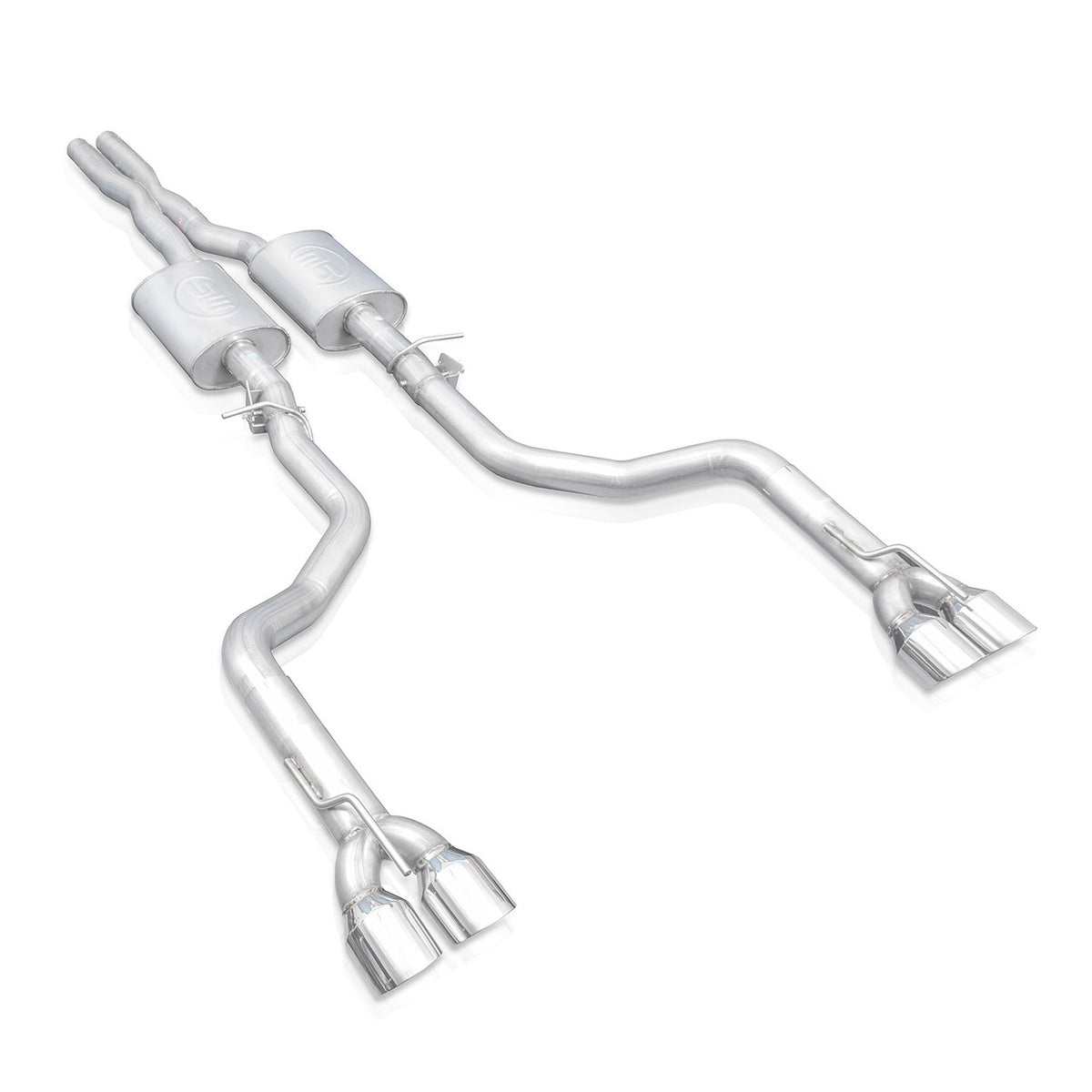 Stainless Works Catback Exhaust Redline Edition Quad Tips - SSTubes