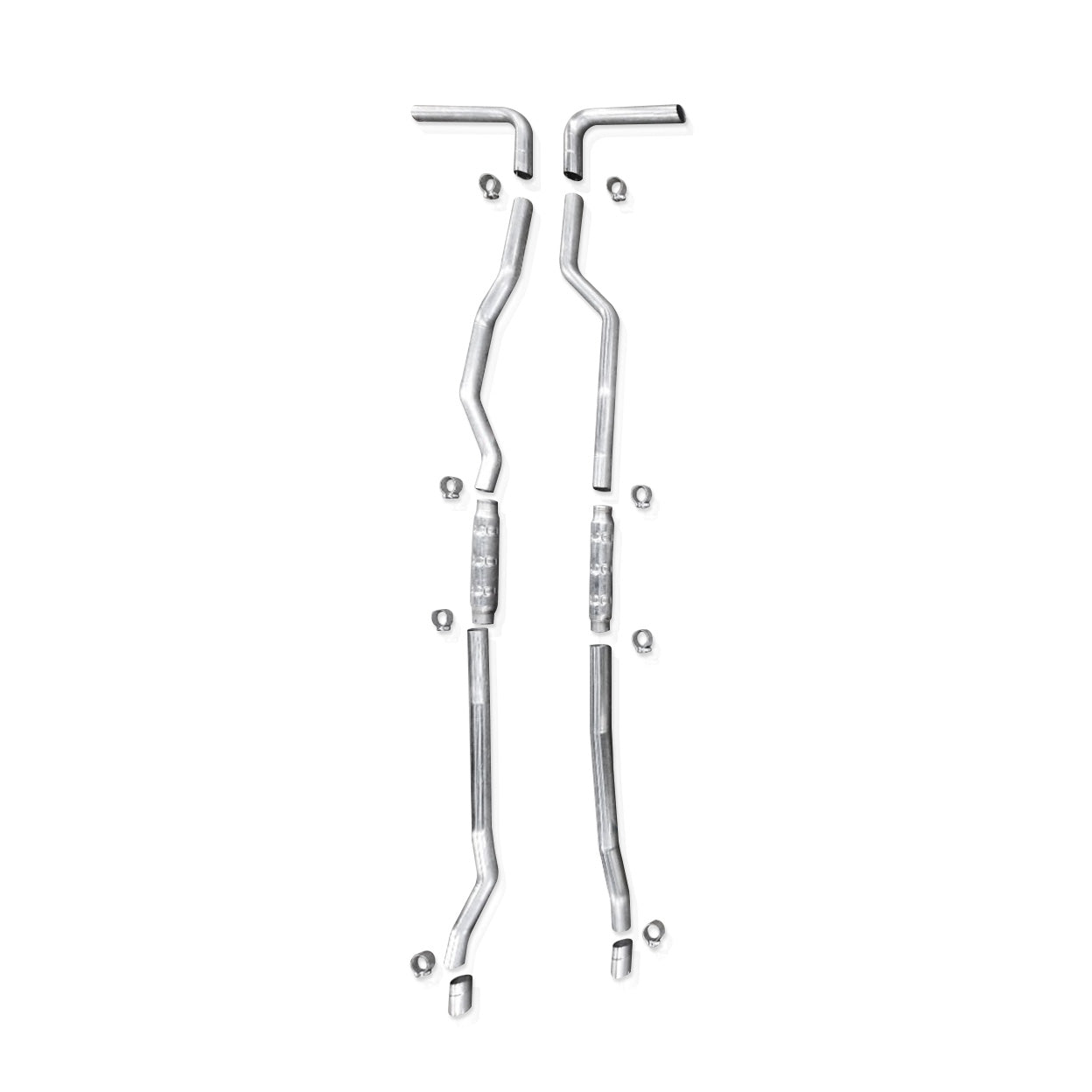 Stainless Works Catback Dual Chambered Round Mufflers Performance Connect - SSTubes