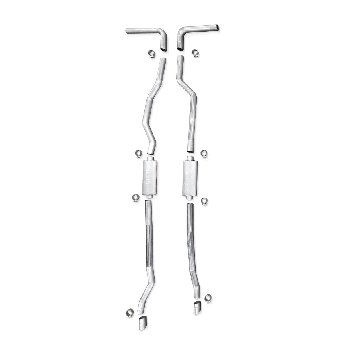 Stainless Works Catback Dual Chambered Round Mufflers Performance Connect - SSTubes