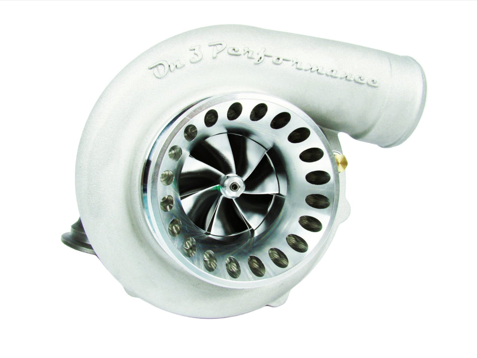 6766x Turbocharger -*Oil-Less* T4 Billet Wheel / Dual Ceramic Ball Bearing - SSTubes