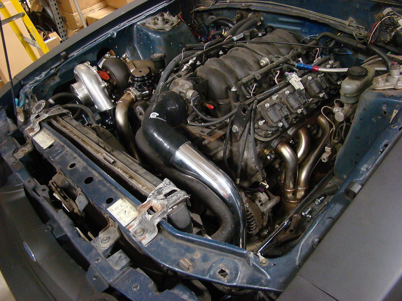 (1987 - 1993) Mustang LSX Swapped Foxbody Single Turbo System - SSTubes