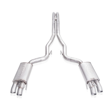 Stainless Works Legend Catback H-pipe Crossover w/NPP Valve Factory Connect - SSTubes