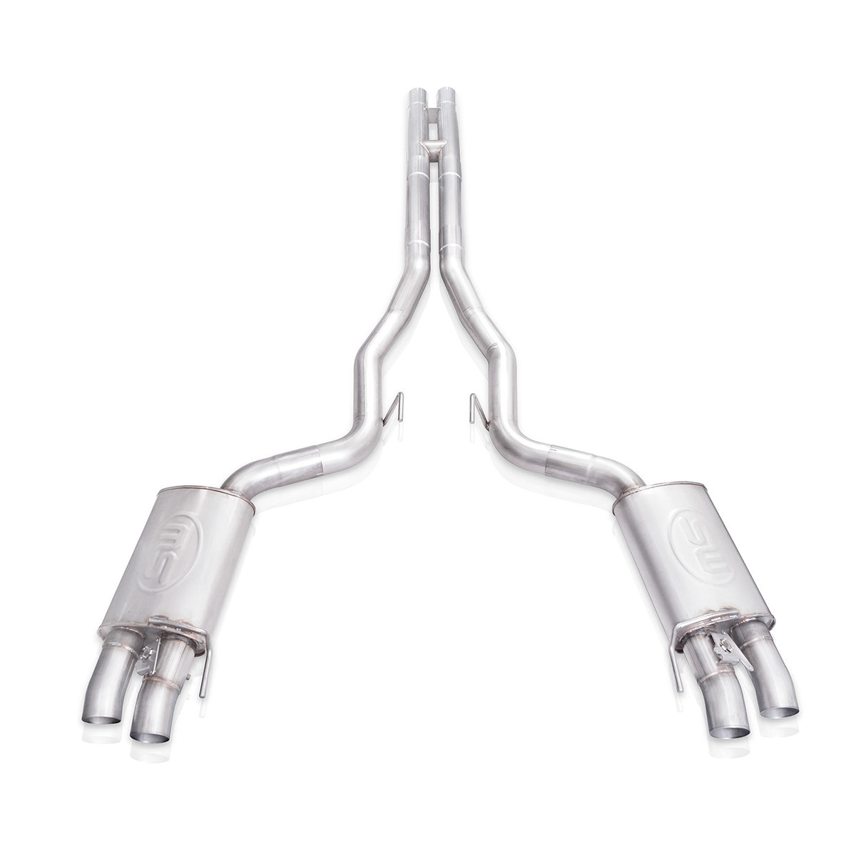 Stainless Works Legend Catback H-pipe Crossover w/NPP Valve Factory Connect - SSTubes