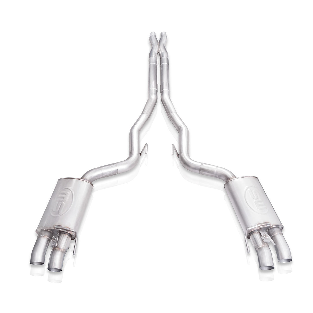 Stainless Works Legend Catback H-pipe Crossover w/NPP Valve Factory Connect - SSTubes