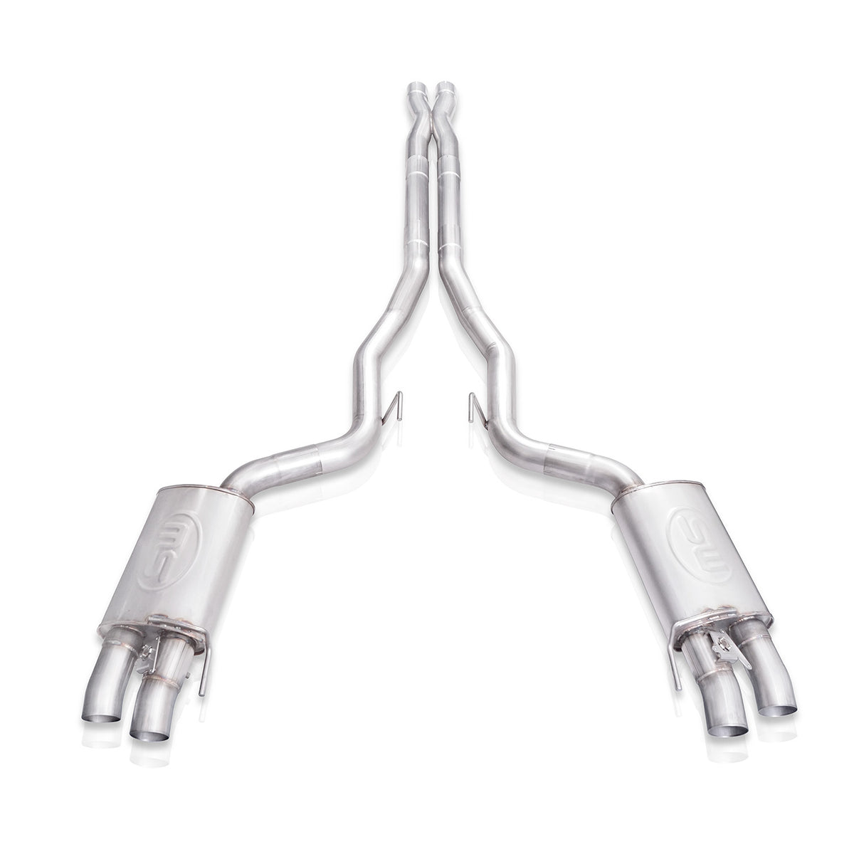 Stainless Works Legend Catback H-pipe Crossover w/NPP Valve Factory Connect - SSTubes
