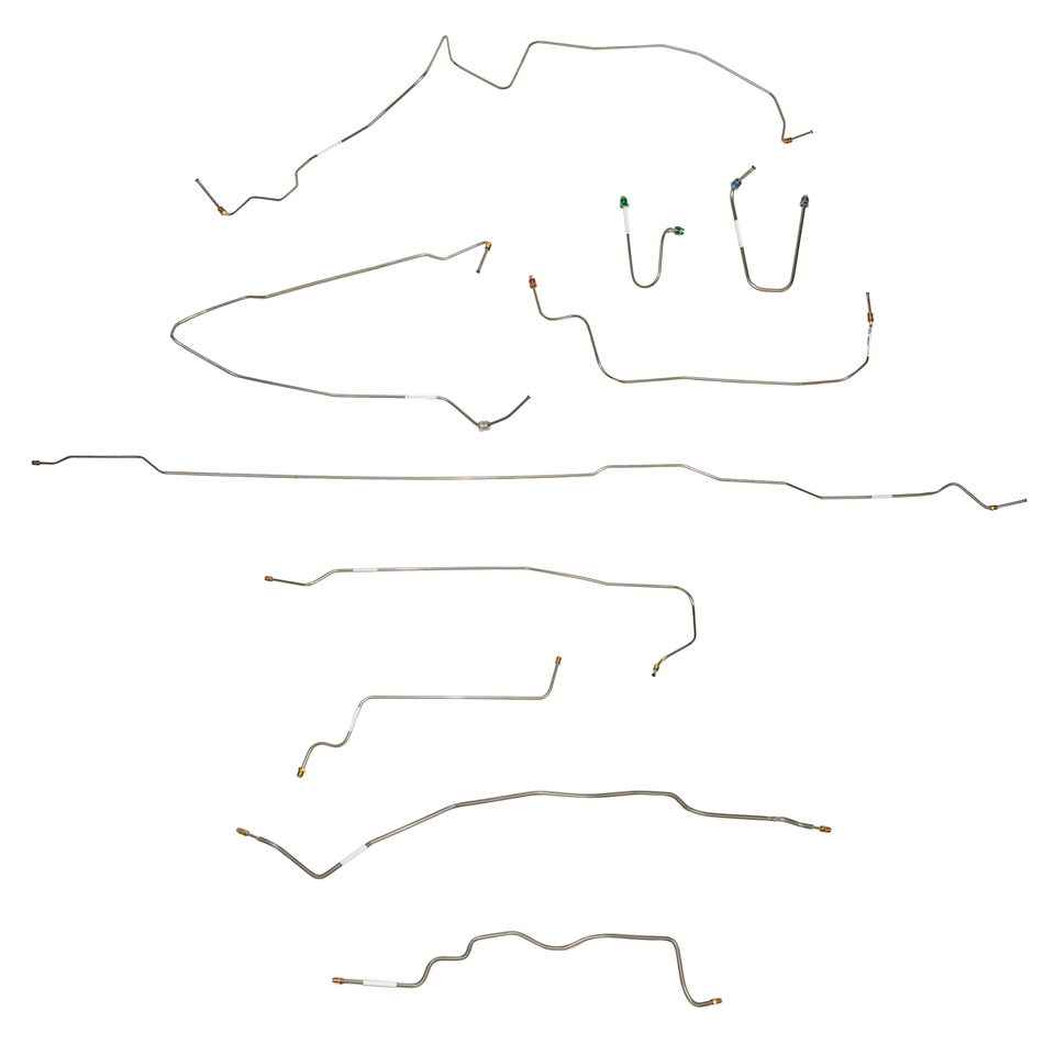 CBK0720SS - 95-99 GMC / Chevy Suburban 2500; Complete Brake Line Kit; Stainless - SSTubes