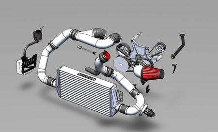 2024-2026 Mustang GT S650 / Darkhorse Vortech Supercharger Kit (Tuner) - SSTubes