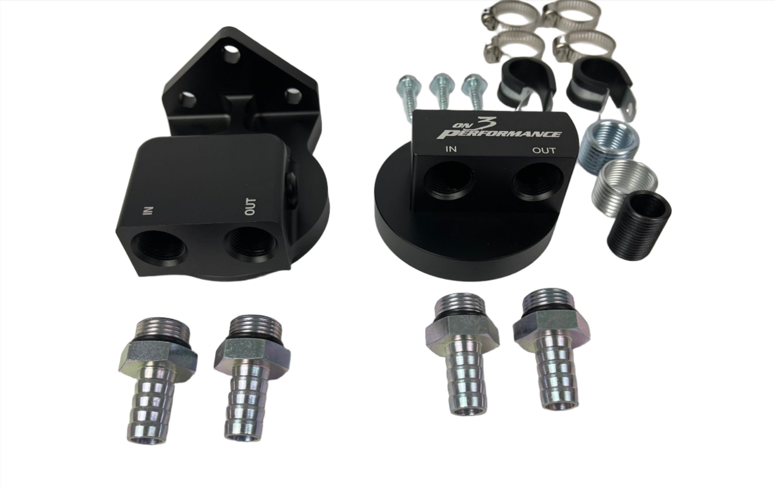 (1987 -2010) Billet Oil Filter Relocation Kit - 5.0 / 4.6 2v / 3v / 4v - SSTubes