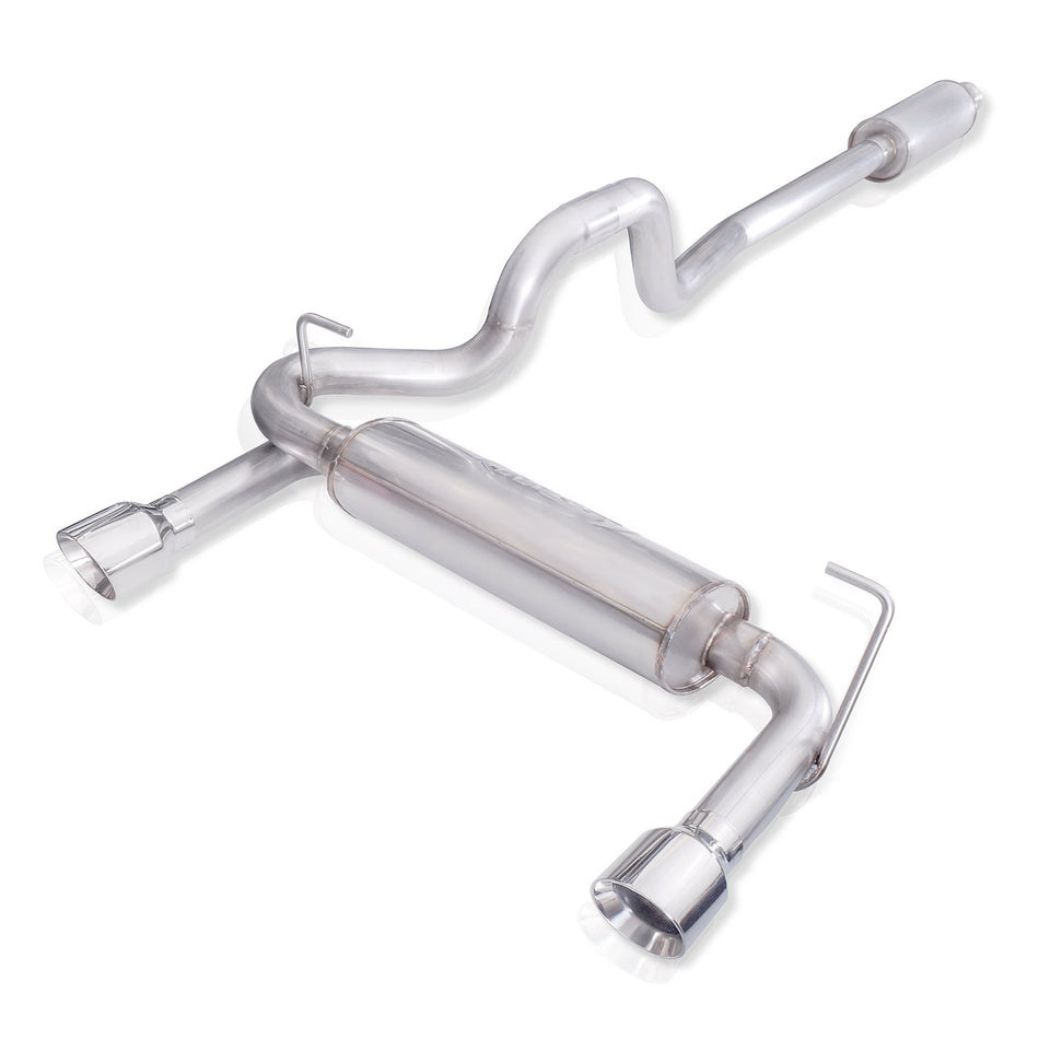 Stainless Works Catback Dual Outlet Turbo Muffler Factory Connect - SSTubes