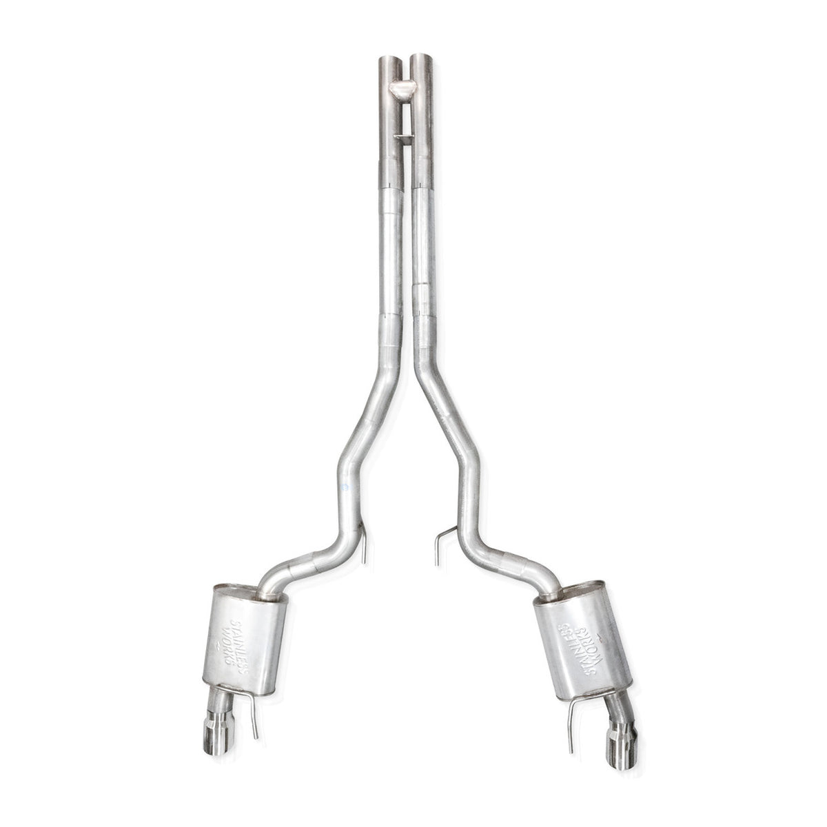 2024-26 Mustang GT Catback Redline Sound Dual Tips - SSTubes