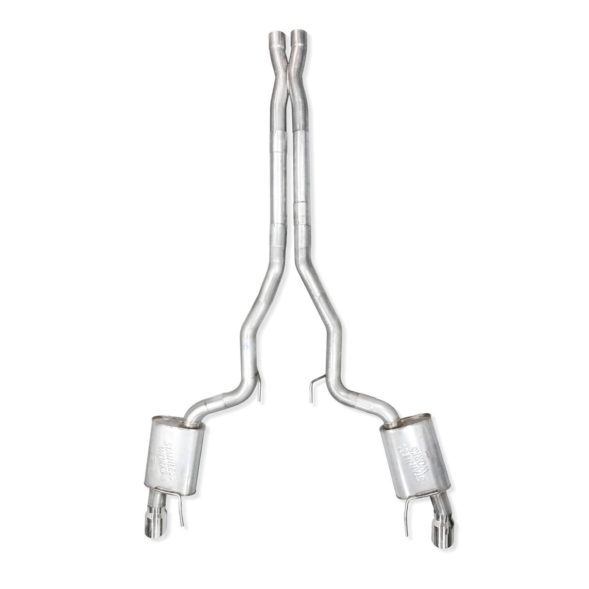 2024-26 Mustang GT Catback Redline Sound Dual Tips - SSTubes
