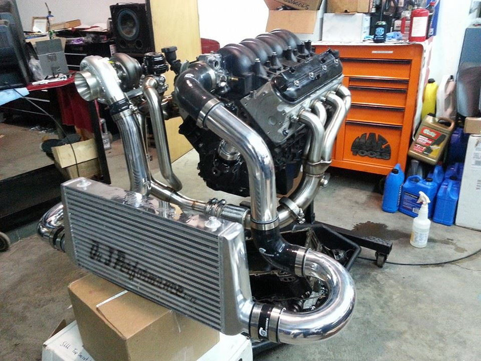 (1987 - 1993) Mustang LSX Swapped Foxbody Single Turbo System - SSTubes
