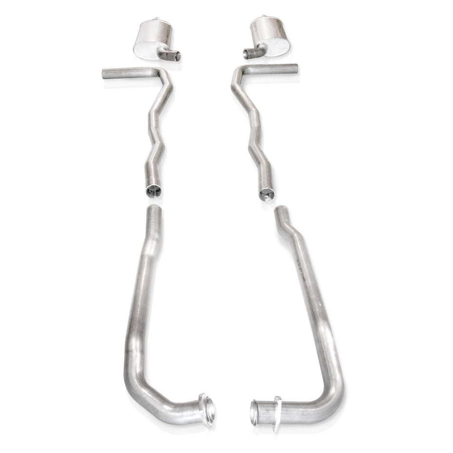 Stainless Works Catback Dual Long Chambered Mufflers Factory Connect - SSTubes