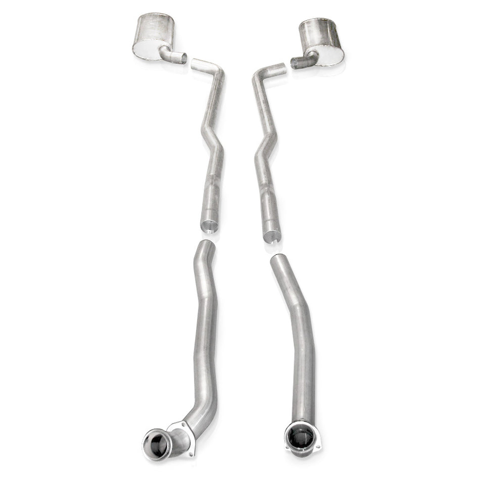 Stainless Works Catback Dual Long Chambered Mufflers Factory Connect - SSTubes