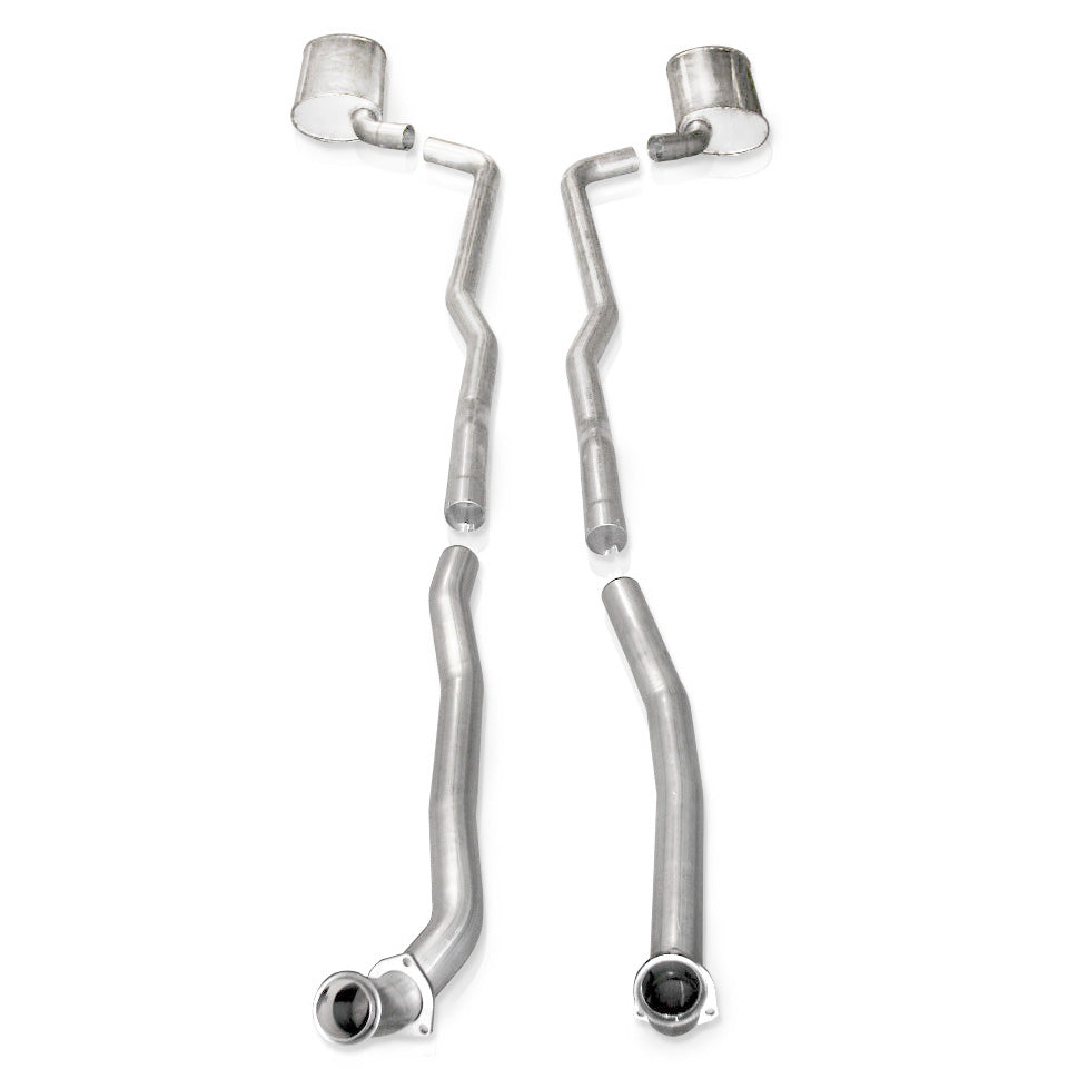 Stainless Works BBC Catback Dual Chambered Mufflers Auto Trans. Factory Connect - SSTubes