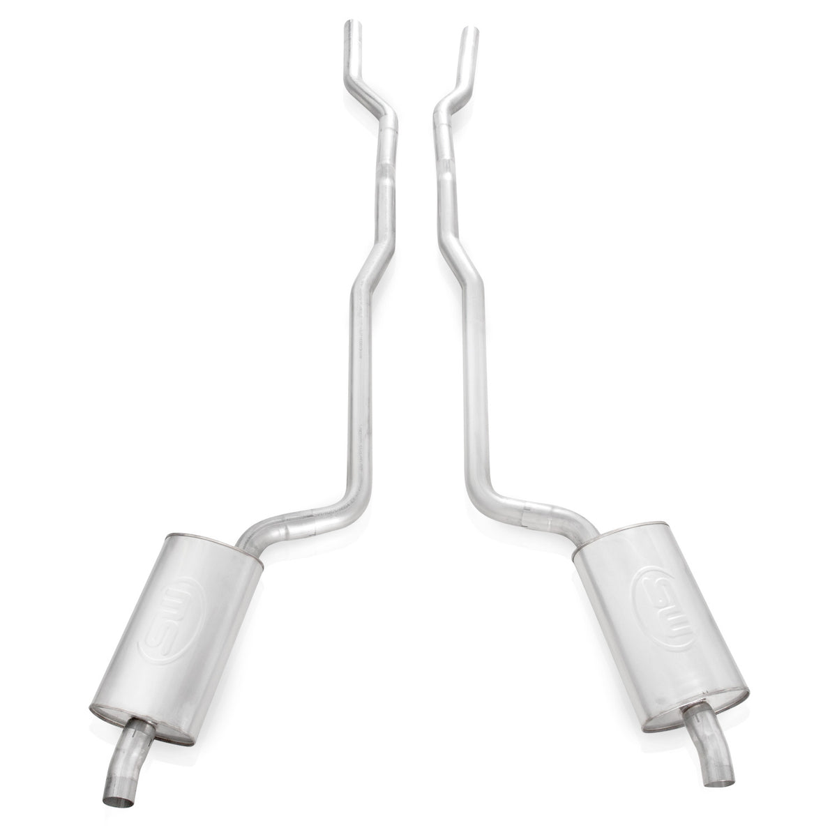 Stainless Works Catback Dual Long Chambered Mufflers Performance Connect - SSTubes