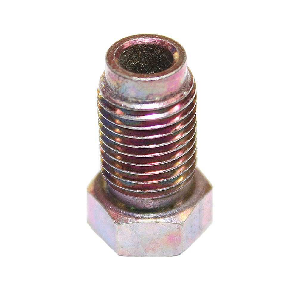 SP12-10- 3/16, 3/8-24, 7/16 Hex Fitting; Inverted Bubble, Red; 10 Pack - SSTubes