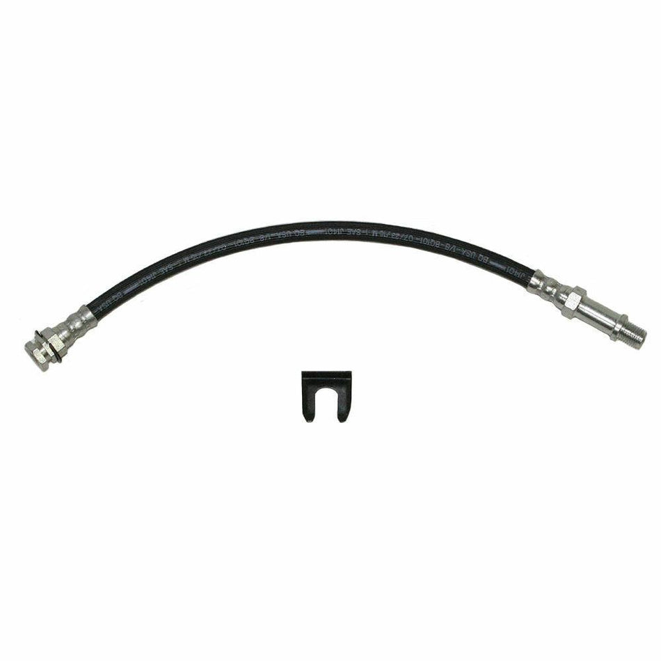 HSP3498OM - 70-72 Mopar B-Body/70-73 Barracuda, Challenger/63-64 Bel Air, Impala Rear Brake Hose; Rubber - SSTubes