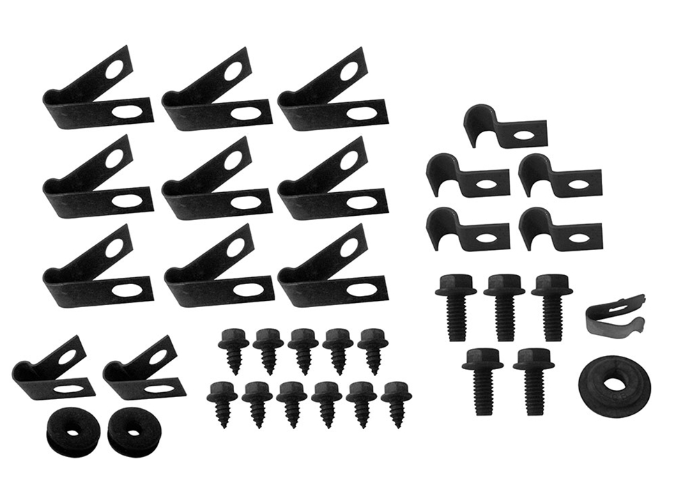 70Z-BF6C - 70 Mustang, 6 cylinder, Convertible; Clip Kit - SSTubes