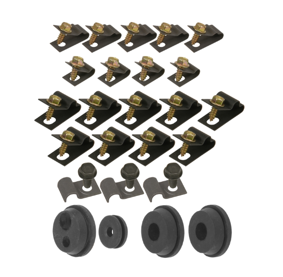71Z-BF8DC - 71-73 Mustang, 8 cylinder, Disc; Clip Kit - SSTubes