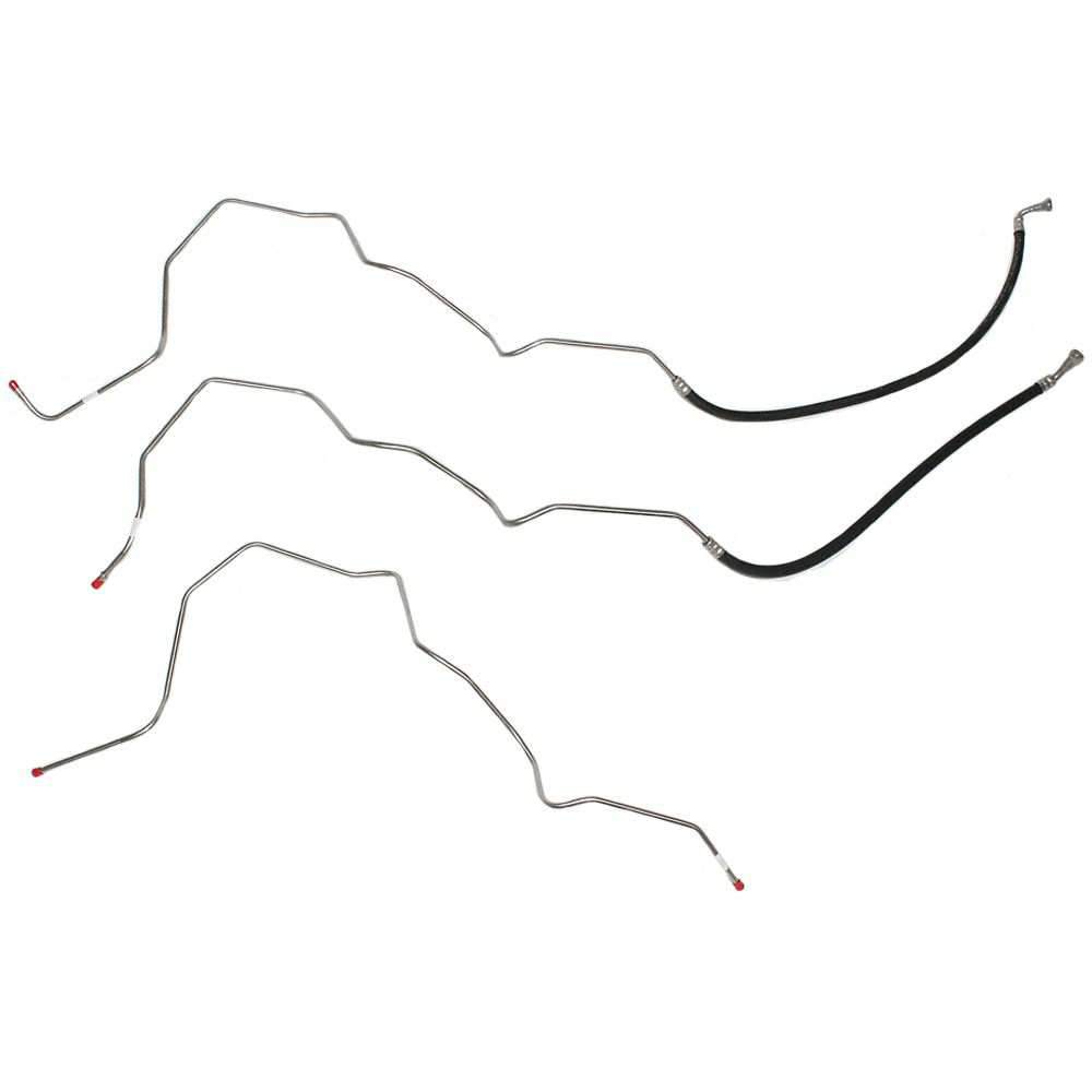 AGL0201SS- 02-05 Rendezvous or Aztek, w/ 3.4L V6, 4w Disc, AWABS Fuel Line Kit; Stainless - SSTubes