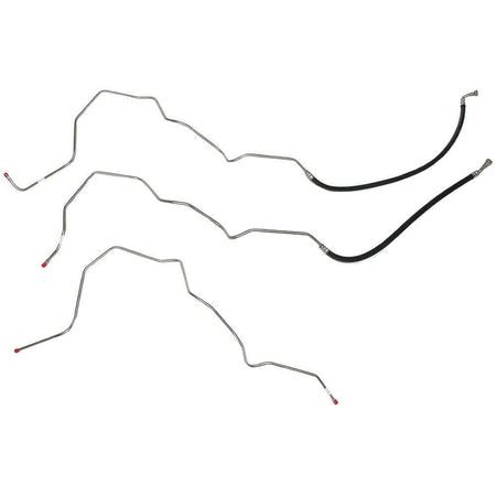 AGL0201SS- 02-05 Rendezvous or Aztek, w/ 3.4L V6, 4w Disc, AWABS Fuel Line Kit; Stainless - SSTubes