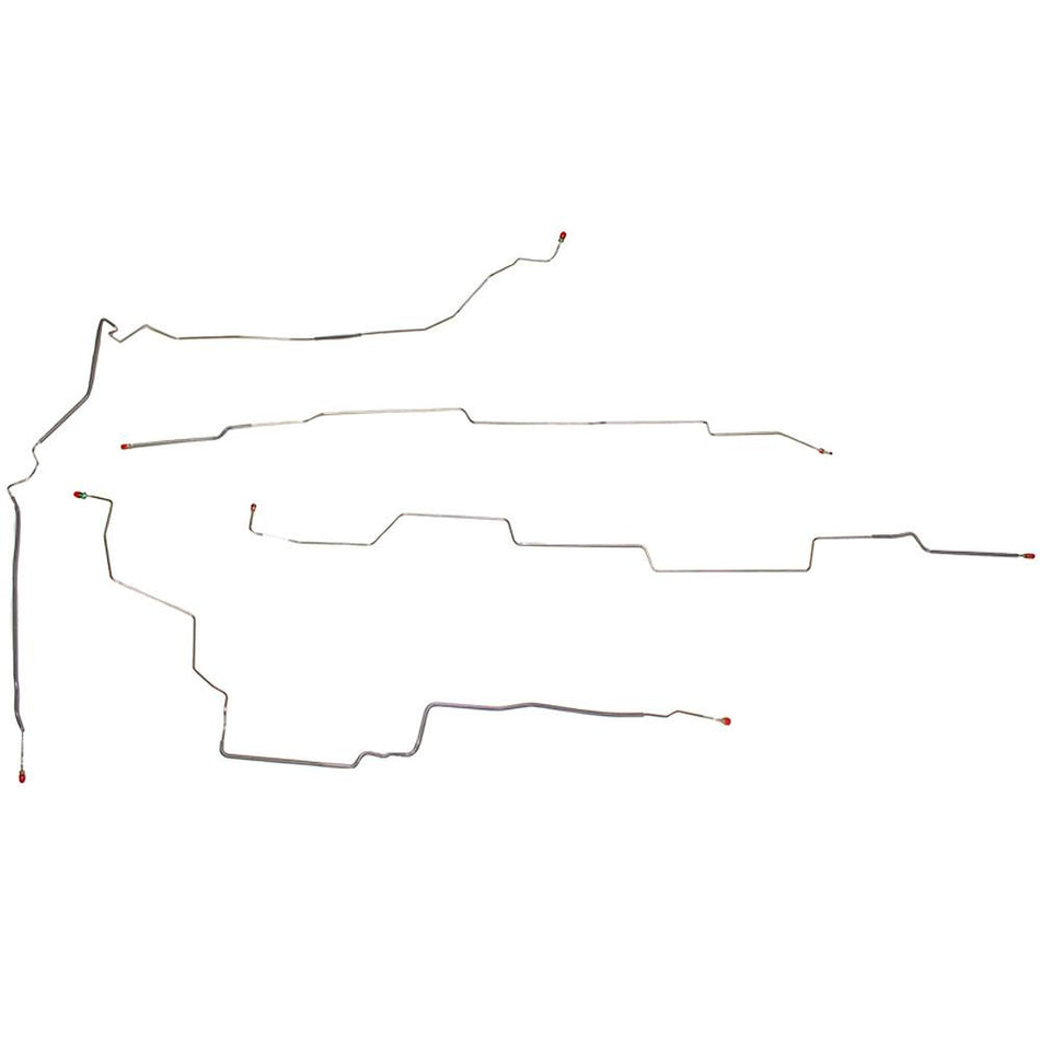 AIN0203OM- 02-07 Rendezvous w/ 3.4L, V6, 4w Disc, AWABS, 4wd; Intermediate Brake Line Kit; Steel - SSTubes