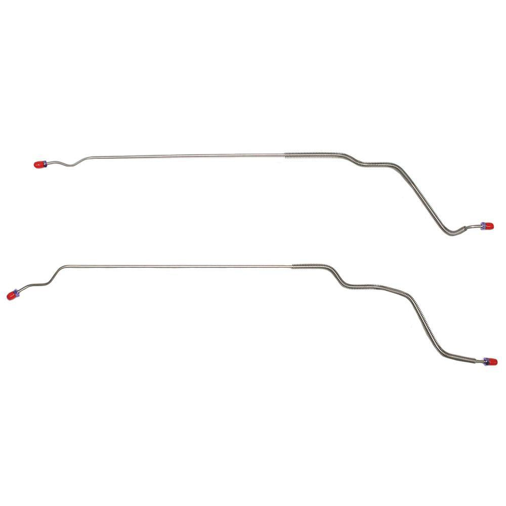 ARA6811SS- 68-72 GM A-Body w/ Rear Disc Conversion; Rear Axle Brake Lines; Stainless - SSTubes